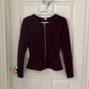 H&M Burgundy Blazer